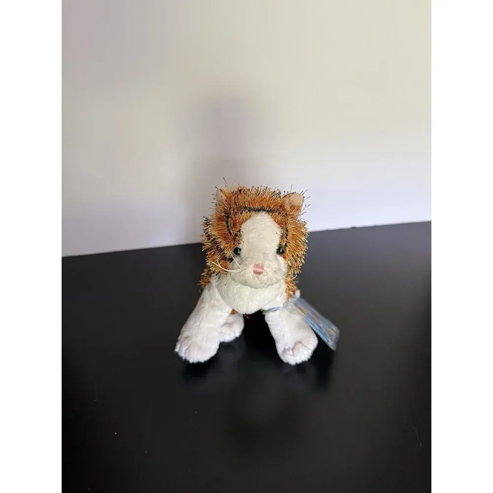 Webkinz Striped Alley Cat HM042 With Tag Active Plush Stuffed Animal GANZ 2006